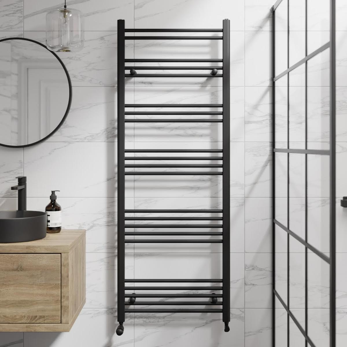 duratherm-heated-towel-rail-matt-black-1600-x-600mm-flat