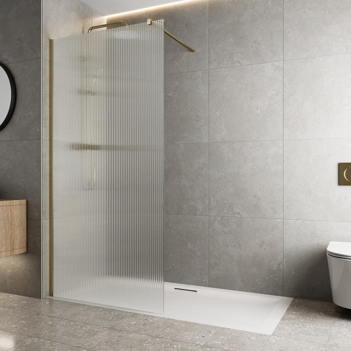 diamond-fluted-wet-room-shower-screen-1200mm-8mm-brass