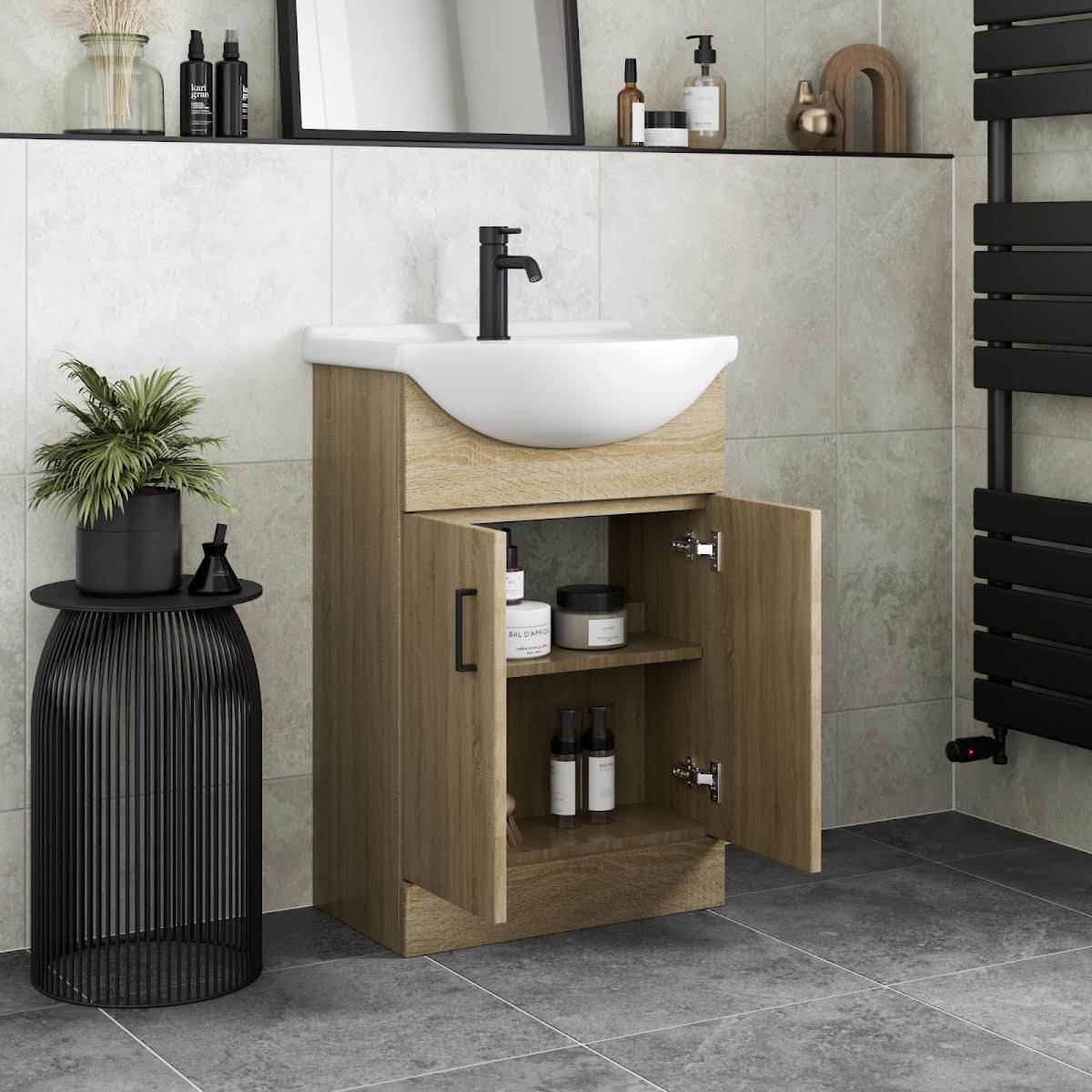 alpine-oak-freestanding-vanity-unit-with-basin-560mm