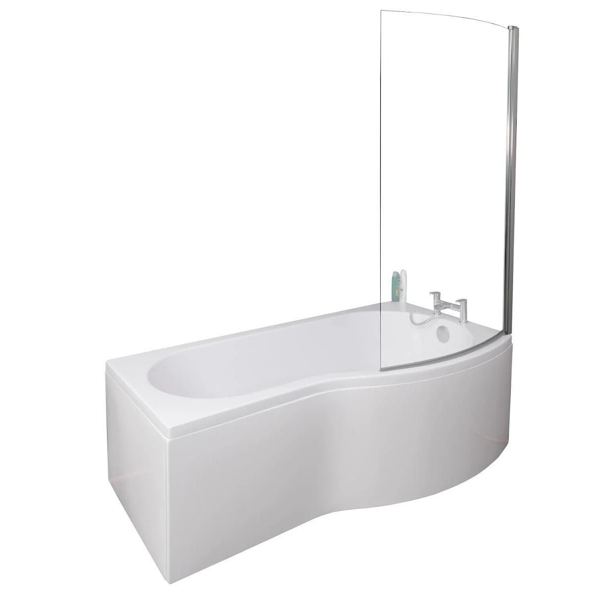 ceramica-p-shaped-1700mm-shower-bath-chrome-mixer-shower-bath-screen-panel-rh