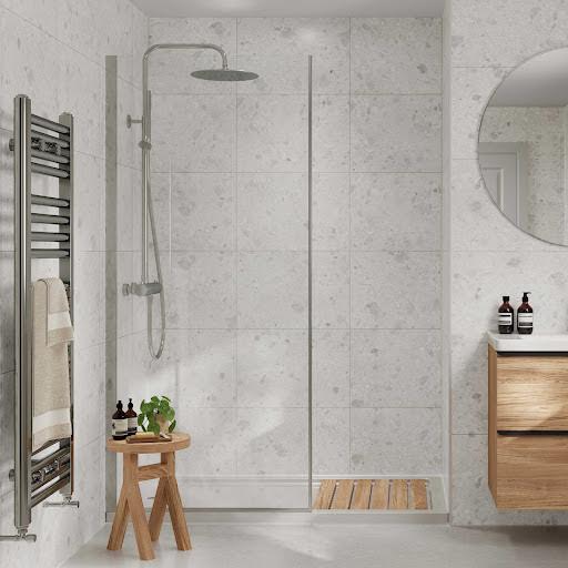 multipanel-white-terrazzo-tile-effect-bathroom-wall-panel-hydrolock-2400-x-598mm