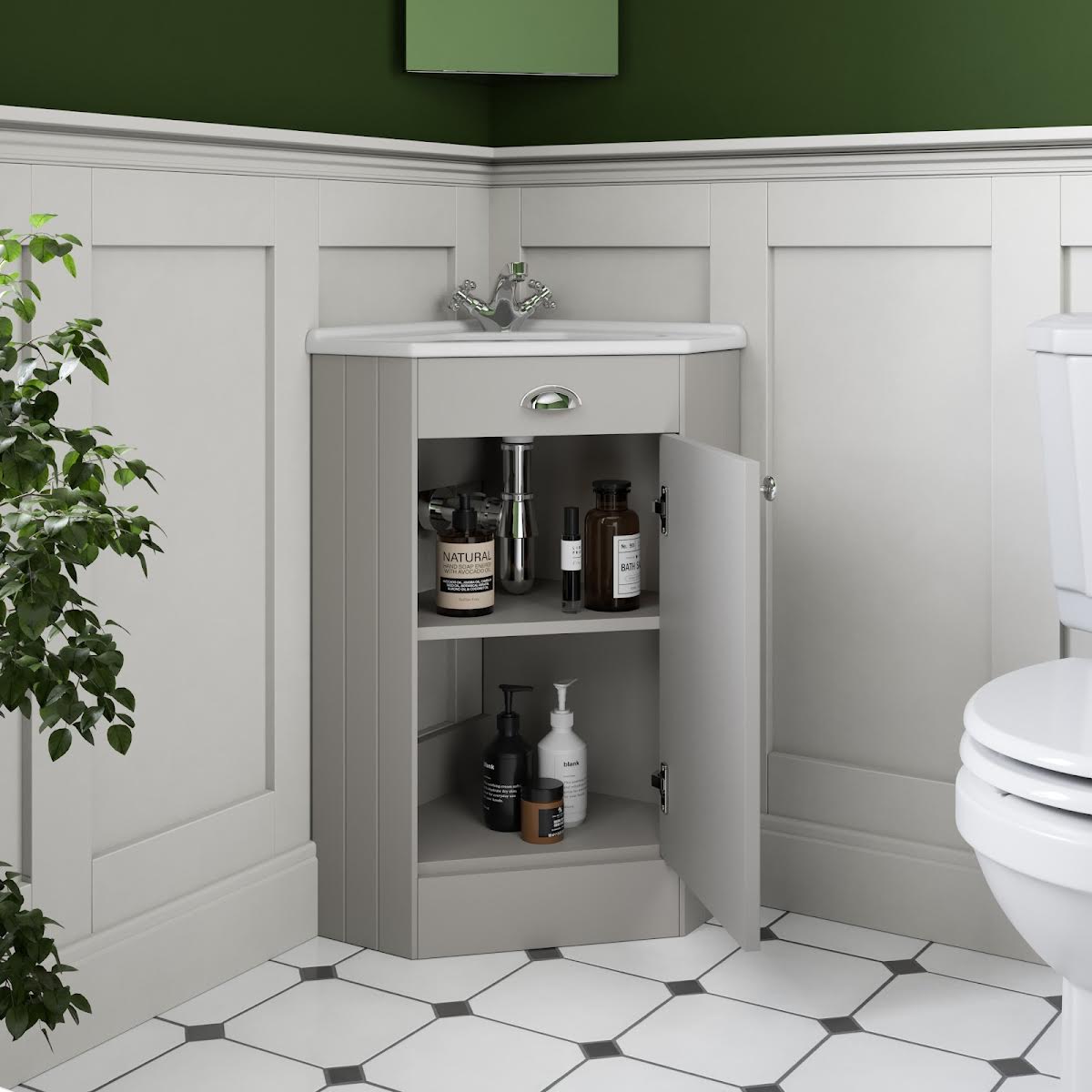 park-lane-oxford-grey-traditional-corner-vanity-unit-with-basin-580mm-single-door