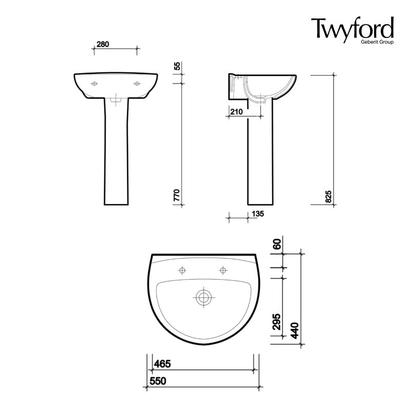 twyford-option-grab-go-550mm-2-tap-hole-basin-with-full-pedestal-pack