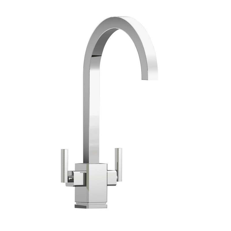 rangemaster-quadrant-dual-lever-kitchen-mixer-tap-chrome