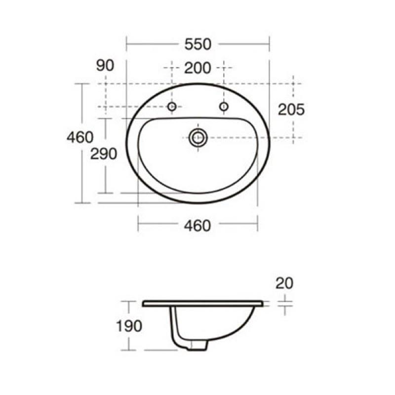 armitage-shanks-orbit-21-basin-countertop-550mm-2-tap-hole-s248801