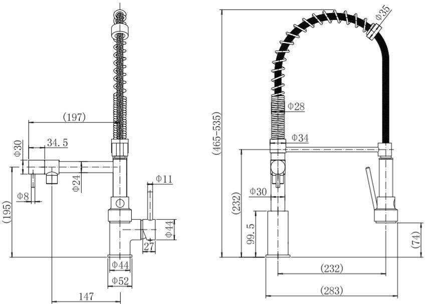 sauber-pull-out-kitchen-tap-with-dual-spray-pot-filler-single-lever-chrome