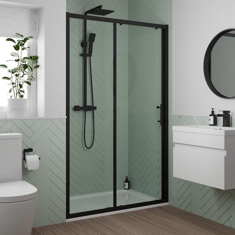 luxura-sliding-shower-door-1000mm-6mm-black