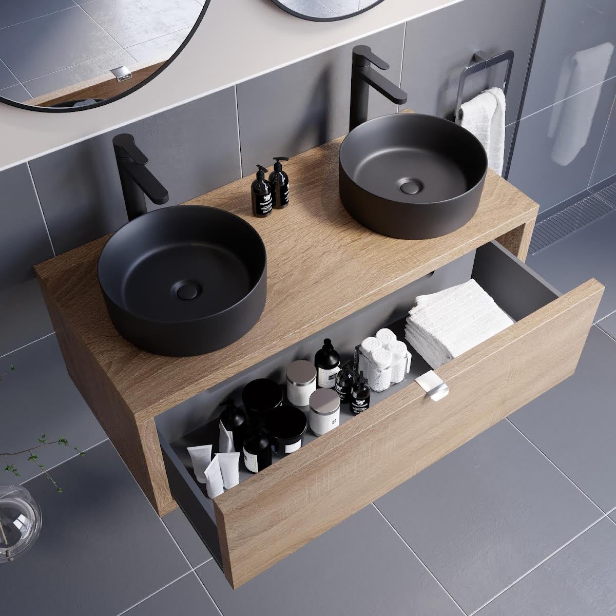 vitusso-garda-wood-wall-hung-vanity-unit-lyon-black-countertop-basins-1100mm-width