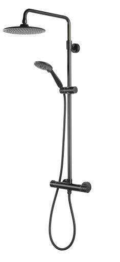 aqualisa-deco-thermostatic-bar-mixer-shower-with-adjustable-fixed-head-round-matt-black