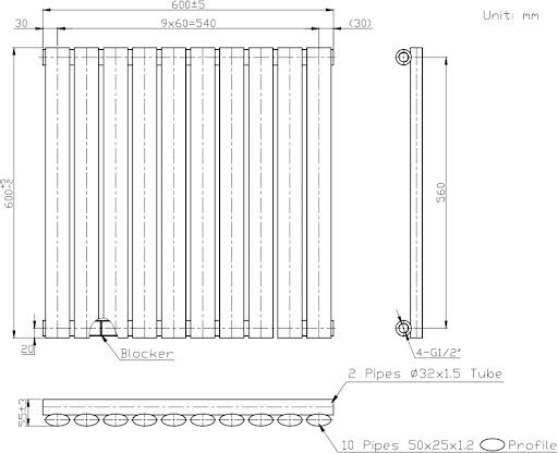 duratherm-horizontal-oval-tube-single-panel-designer-radiator-600-x-600mm-anthracite