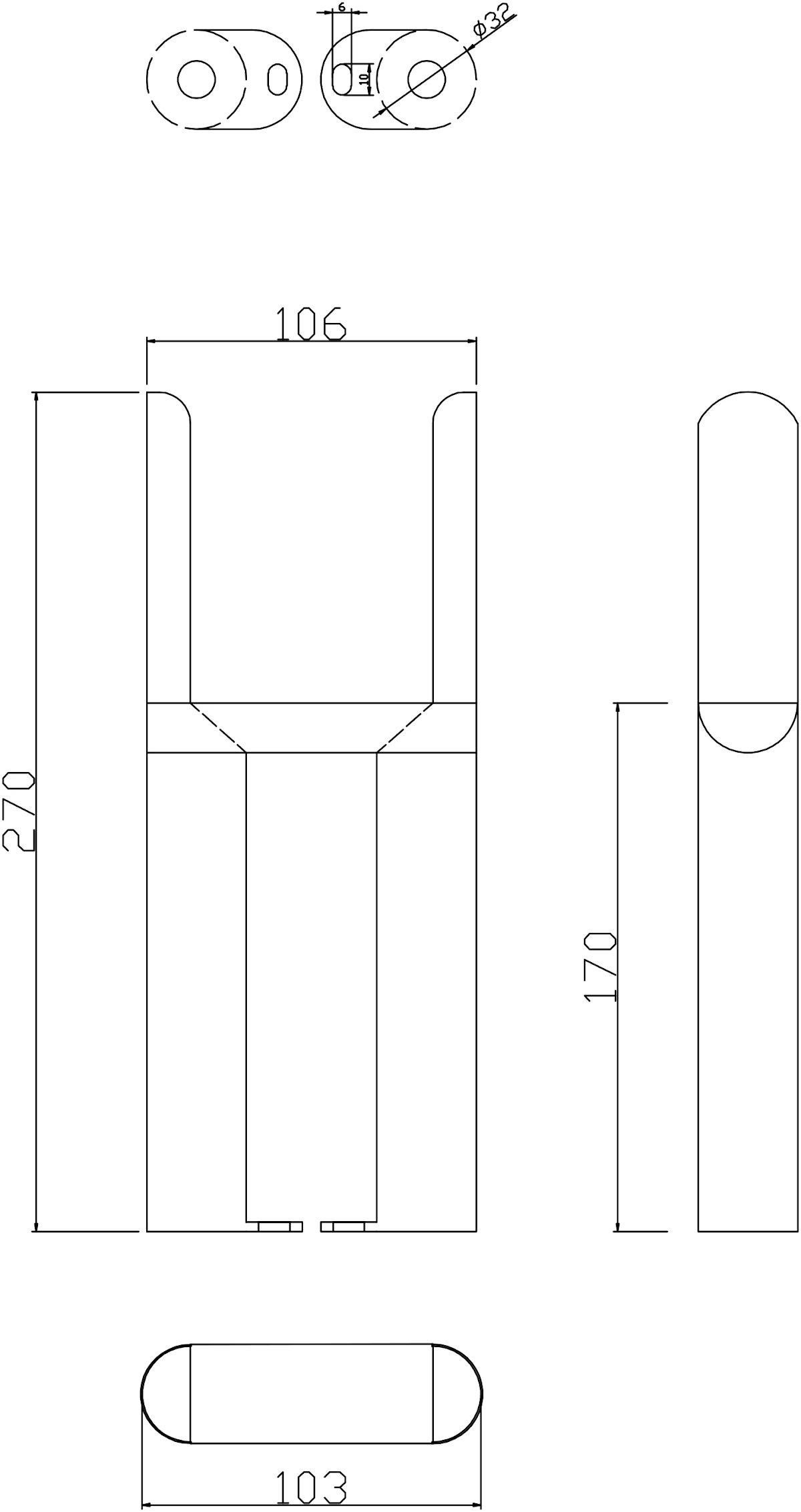 park-lane-black-legs-for-traditional-radiator-triple-bar