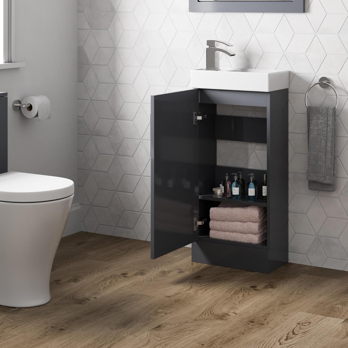 artis-breeze-grey-gloss-freestanding-cloakroom-vanity-unit-400mm