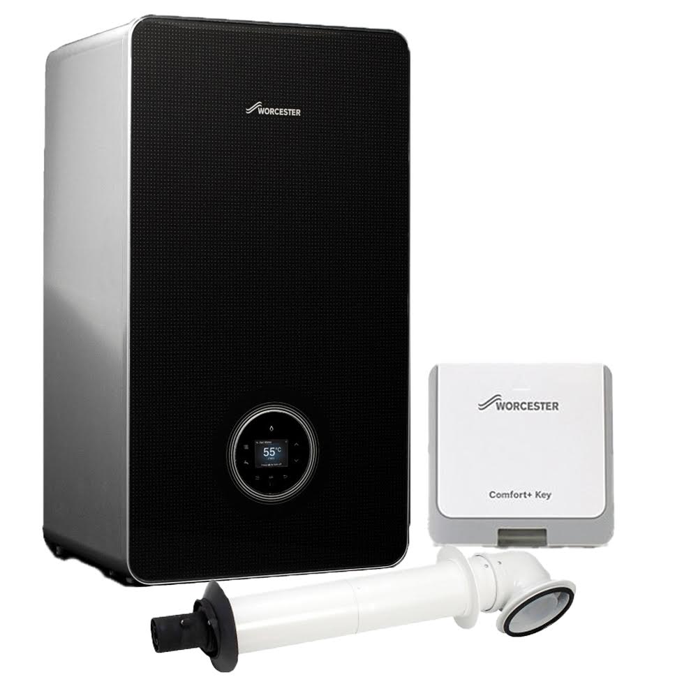 worcester-greenstar-8000-style-30kw-combi-gas-boiler-black-horizontal-flue-comfort-timer-key