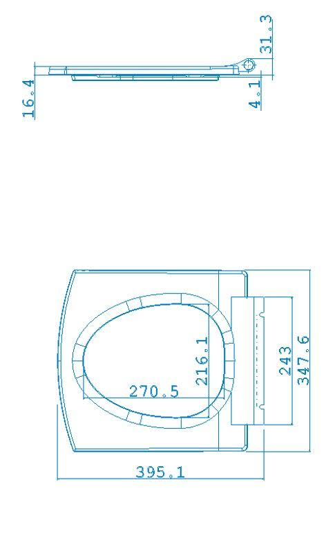 affine-royan-soft-close-square-toilet-seat-top-fix-white