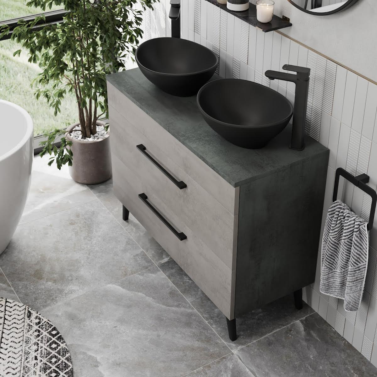 vitusso-idro-grey-double-vanity-unit-roubaix-black-countertop-basins-1000mm