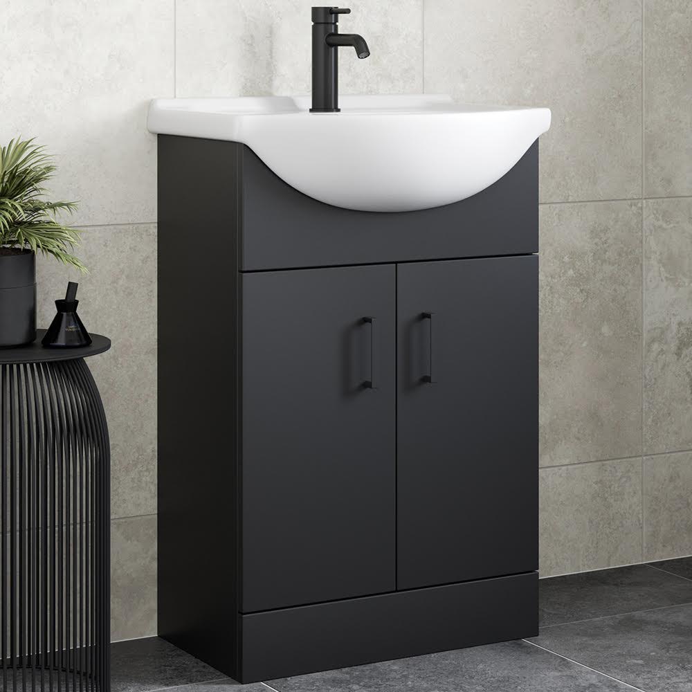 alpine-black-freestanding-vanity-unit-with-basin-560mm