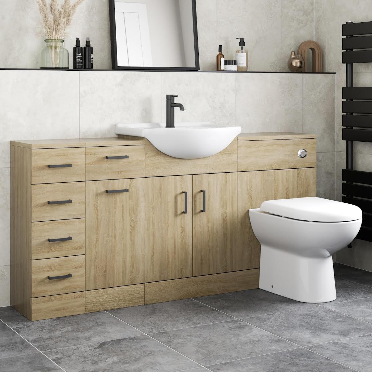 alpine-oak-toilet-basin-vanity-unit-combination-with-laundry-drawer-unit-1564mm