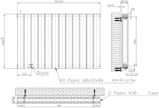 duratherm-horizontal-double-flat-panel-designer-radiator-600-x-912mm-black