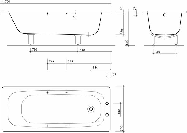 twyford-celtic-bath-1700-x-700mm-2th-grips-anti-slip-bs1572wh