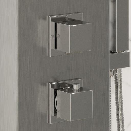 merano-thermostatic-square-shower-tower-panel-with-handset-2-body-jets-brushed-steel