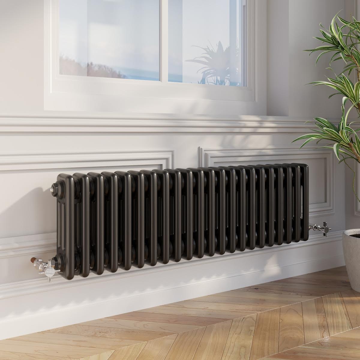 park-lane-traditional-colosseum-triple-bar-column-radiator-black-300-x-1010mm