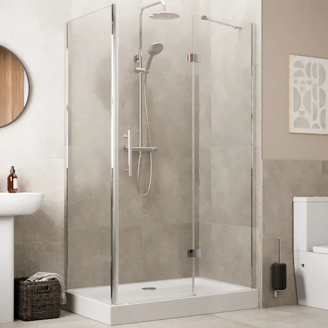 diamond-frameless-hinged-shower-enclosure-1200-x-700mm-with-raised-tray-and-waste-8mm