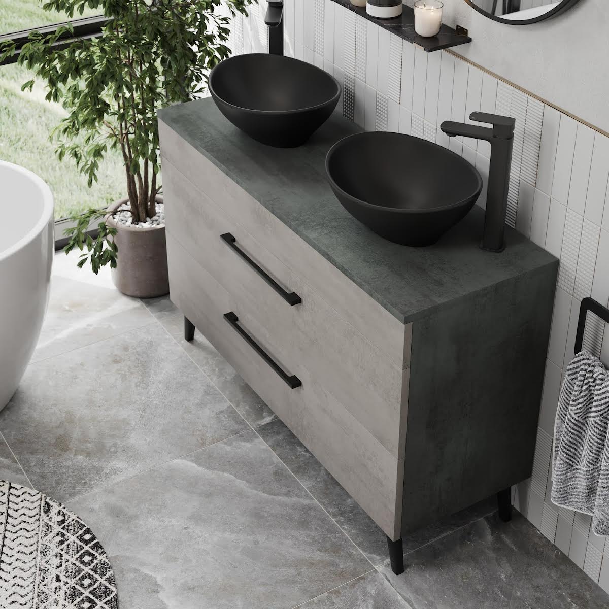 vitusso-idro-grey-double-vanity-unit-roubaix-black-countertop-basins-1200mm