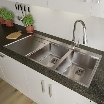 sauber-2-bowl-square-inset-stainless-steel-kitchen-sink-left-hand-drainer