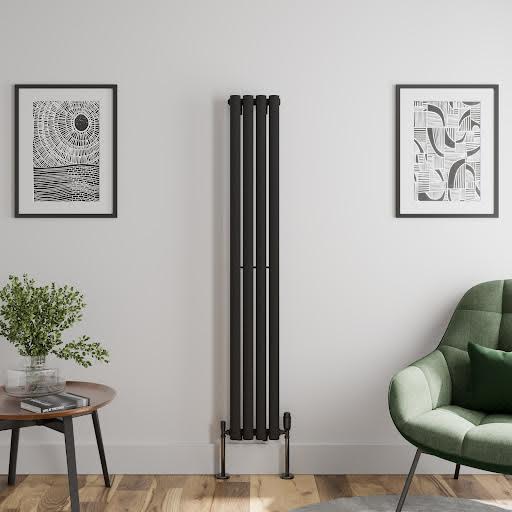 duratherm-vertical-oval-tube-single-panel-designer-radiator-1600-x-240mm-black