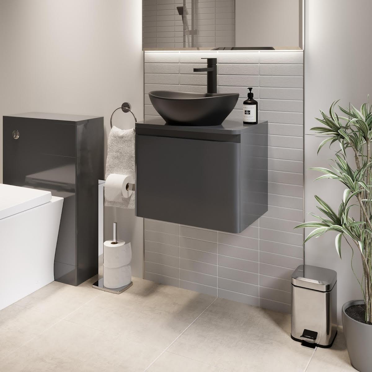 regis-forma-500mm-grey-gloss-wall-hung-countertop-vanity-unit-roubaix-black-basin