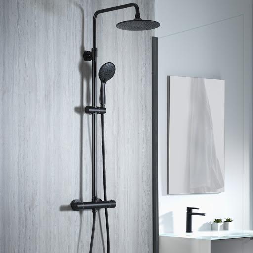 aqualisa-deco-thermostatic-bar-mixer-shower-with-adjustable-fixed-head-round-matt-black