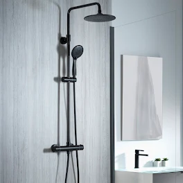 aqualisa-deco-thermostatic-bar-mixer-shower-with-adjustable-fixed-head-round-matt-black