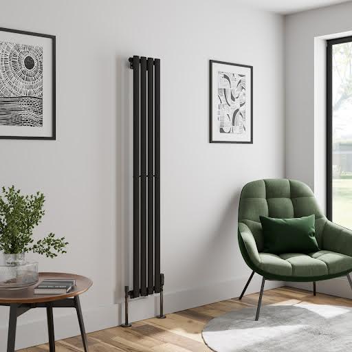 duratherm-vertical-oval-tube-single-panel-designer-radiator-1600-x-240mm-black