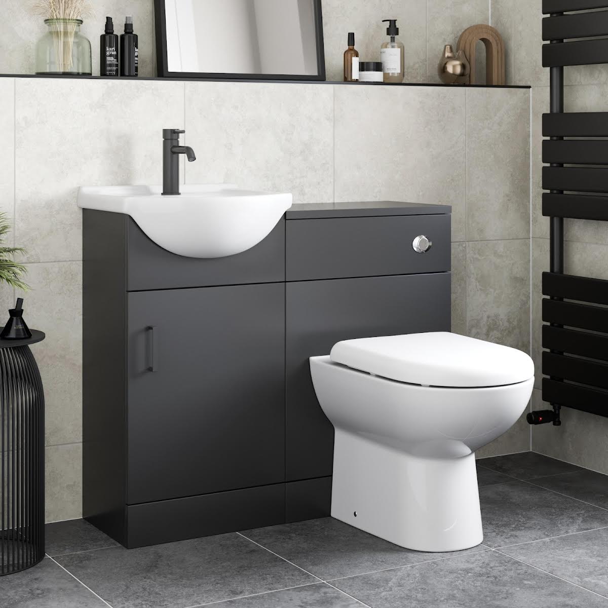 alpine-black-toilet-basin-vanity-unit-combination-950mm