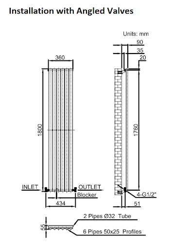 duratherm-vertical-oval-tube-single-panel-designer-radiator-1800-x-360mm-white