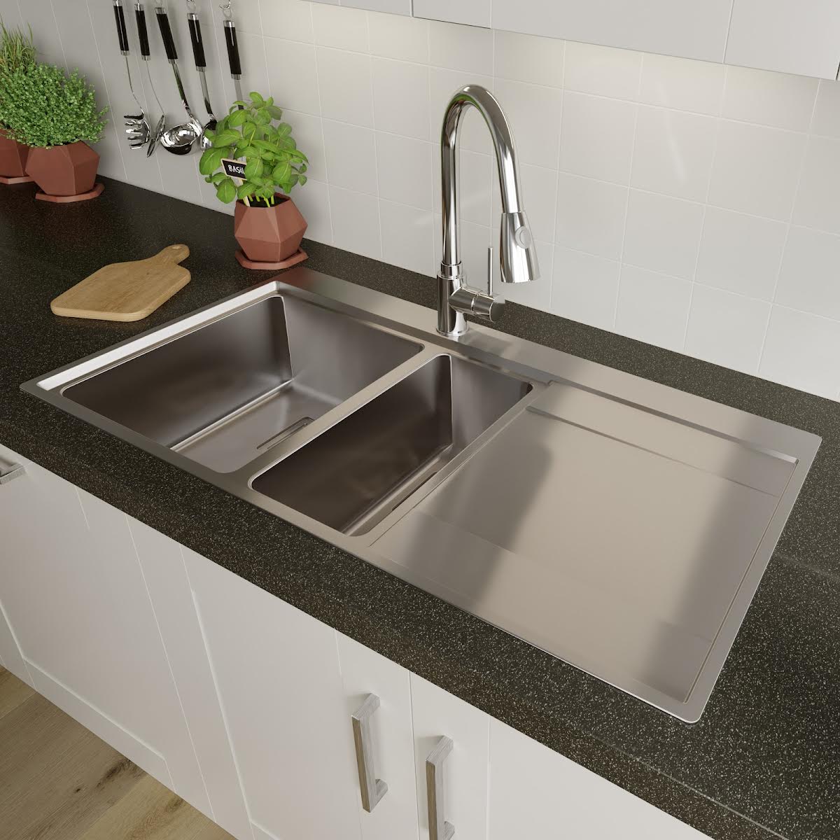 sauber-15-bowl-square-inset-stainless-steel-kitchen-sink-with-right-hand-drainer