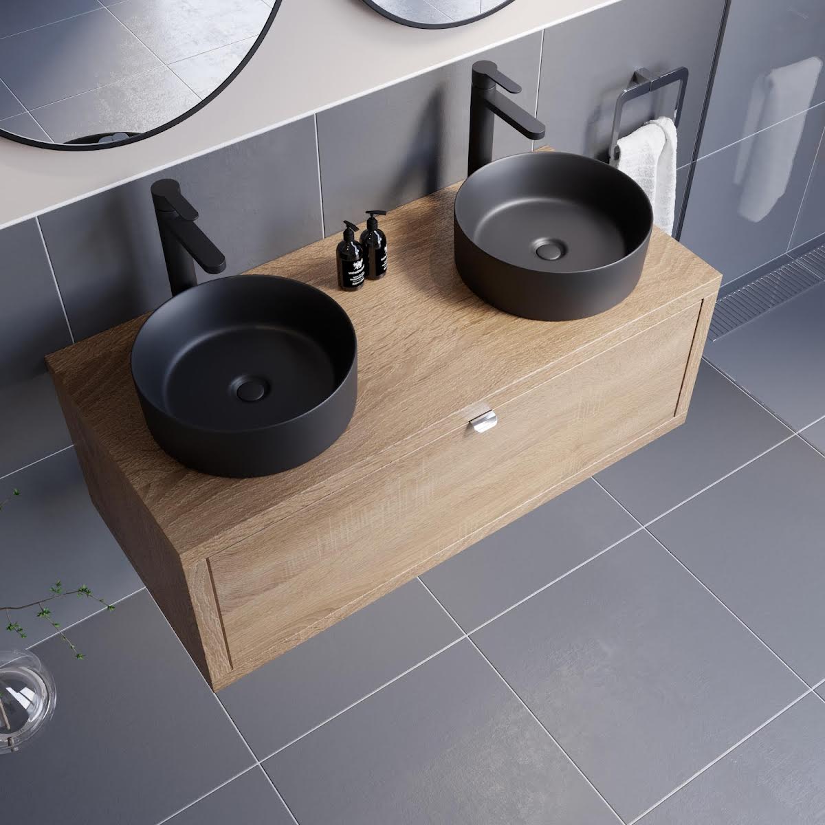 vitusso-garda-wood-wall-hung-vanity-unit-lyon-black-countertop-basins-1100mm-width