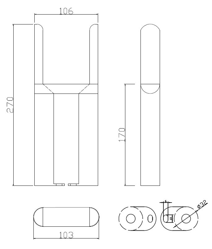 park-lane-white-legs-for-traditional-radiator-triple-bar