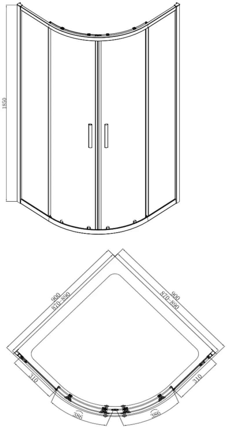 luxura-quadrant-shower-enclosure-900mm-with-tray-6mm