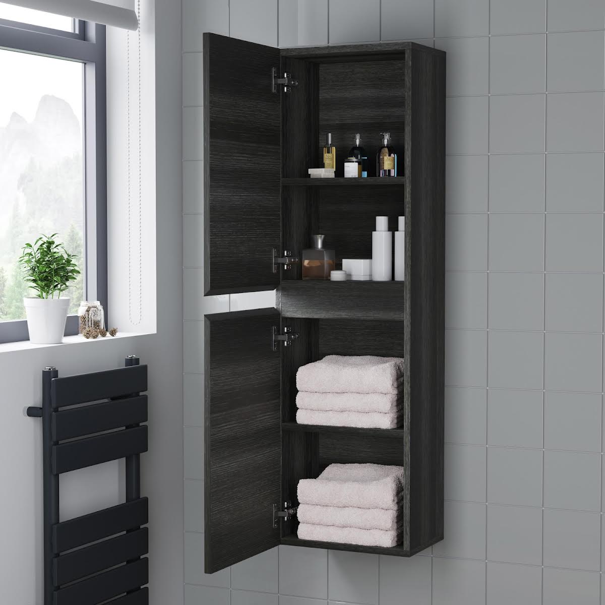 artis-centro-charcoal-grey-wall-hung-tall-bathroom-cabinet-1200-x-350mm