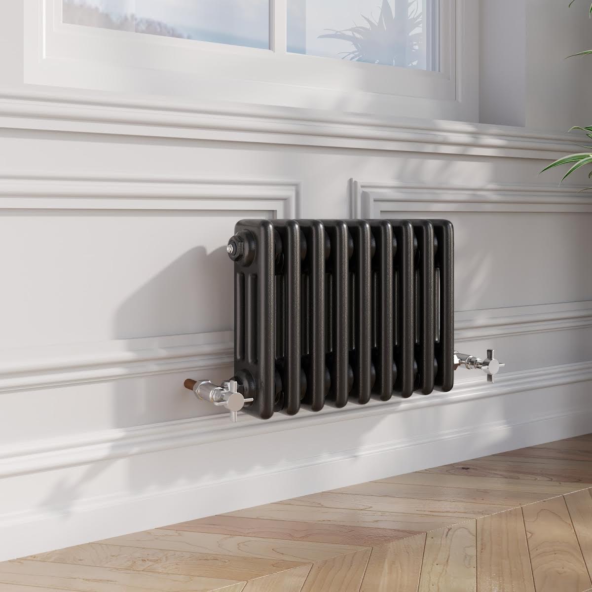 park-lane-traditional-colosseum-triple-bar-column-radiator-black-300-x-425mm