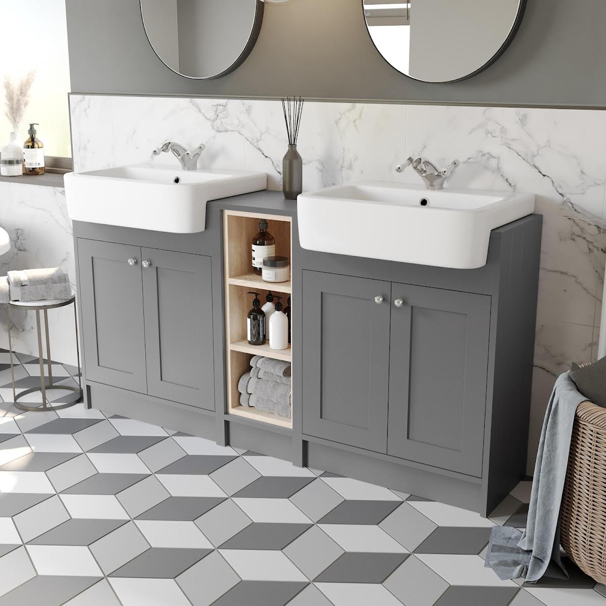 park-lane-winchester-grey-double-vanity-unit-and-shelves-1540mm