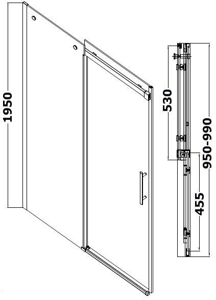 diamond-frameless-sliding-shower-enclosure-1000-x-800mm-with-easy-plumb-tray-8mm