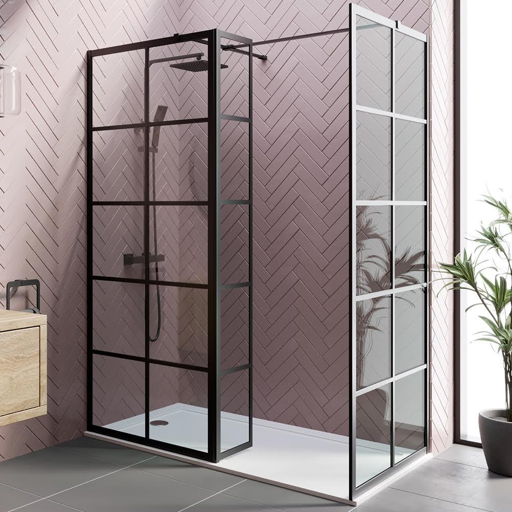 diamond-grid-wet-room-shower-screens-with-1000-800mm-panels-fixed-return-panel-8mm-black