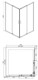 luxura-corner-entry-shower-enclosure-900-x-900mm-with-raised-tray-and-waste-6mm