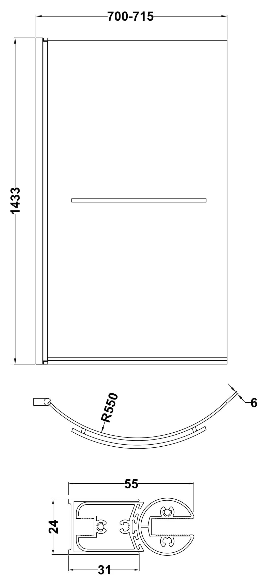 ceramica-p-shaped-1500mm-shower-bath-shower-screen-with-rail-bath-panel-rh