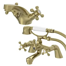 park-lane-oxford-bathroom-tap-set-basin-bath-brushed-brass