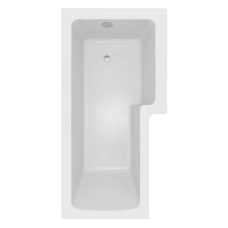 ceramica-l-shaped-1600mm-shower-bath-shower-screen-bath-panel-rh