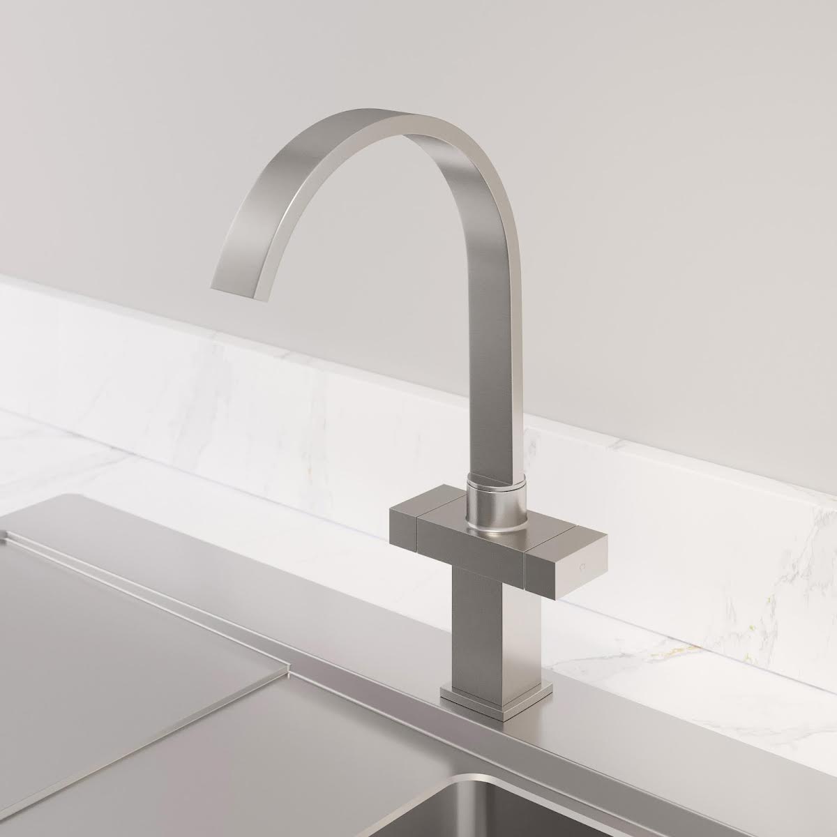 sauber-aarau-kitchen-mixer-tap-brushed-finish