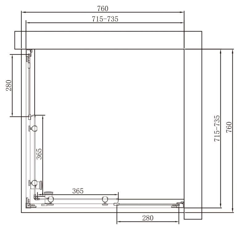 hydrolux-4mm-corner-entry-shower-enclosure-760mm